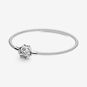 Pandora Sterling Silver Snowflake Clasp Bracelet